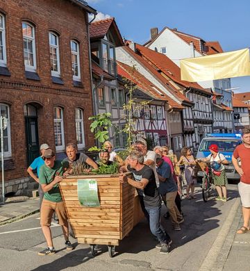 Umzug der Wanderbäume