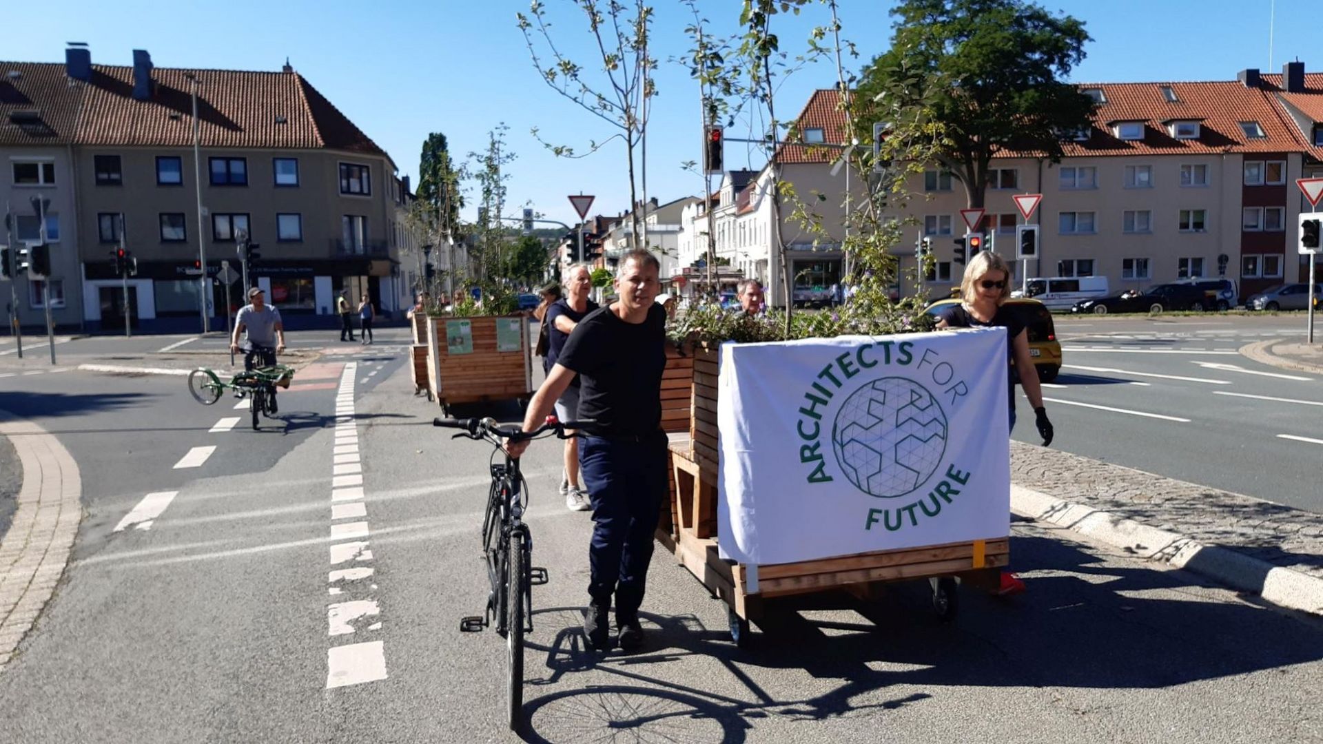 Umzug der Wanderbaumallee am 16.9.2023