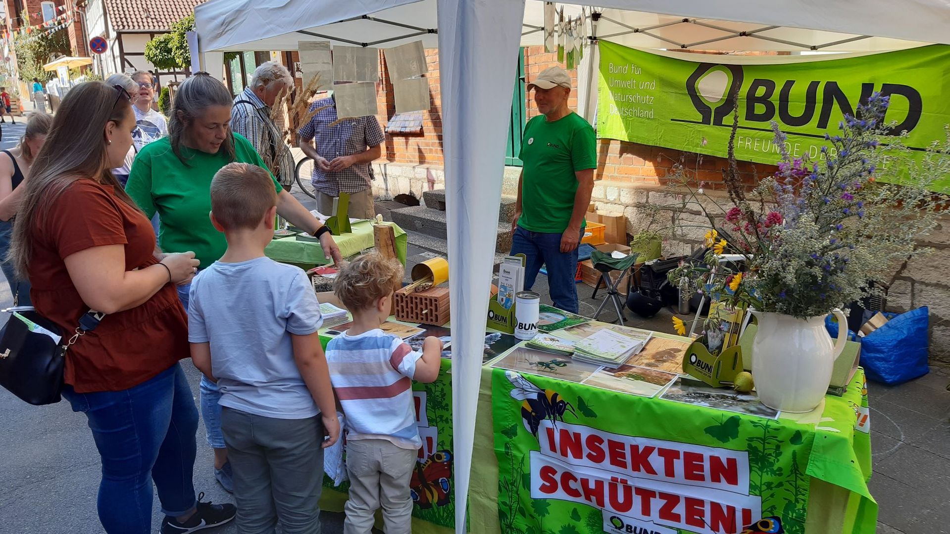BUND-Infostand beim Bergfest