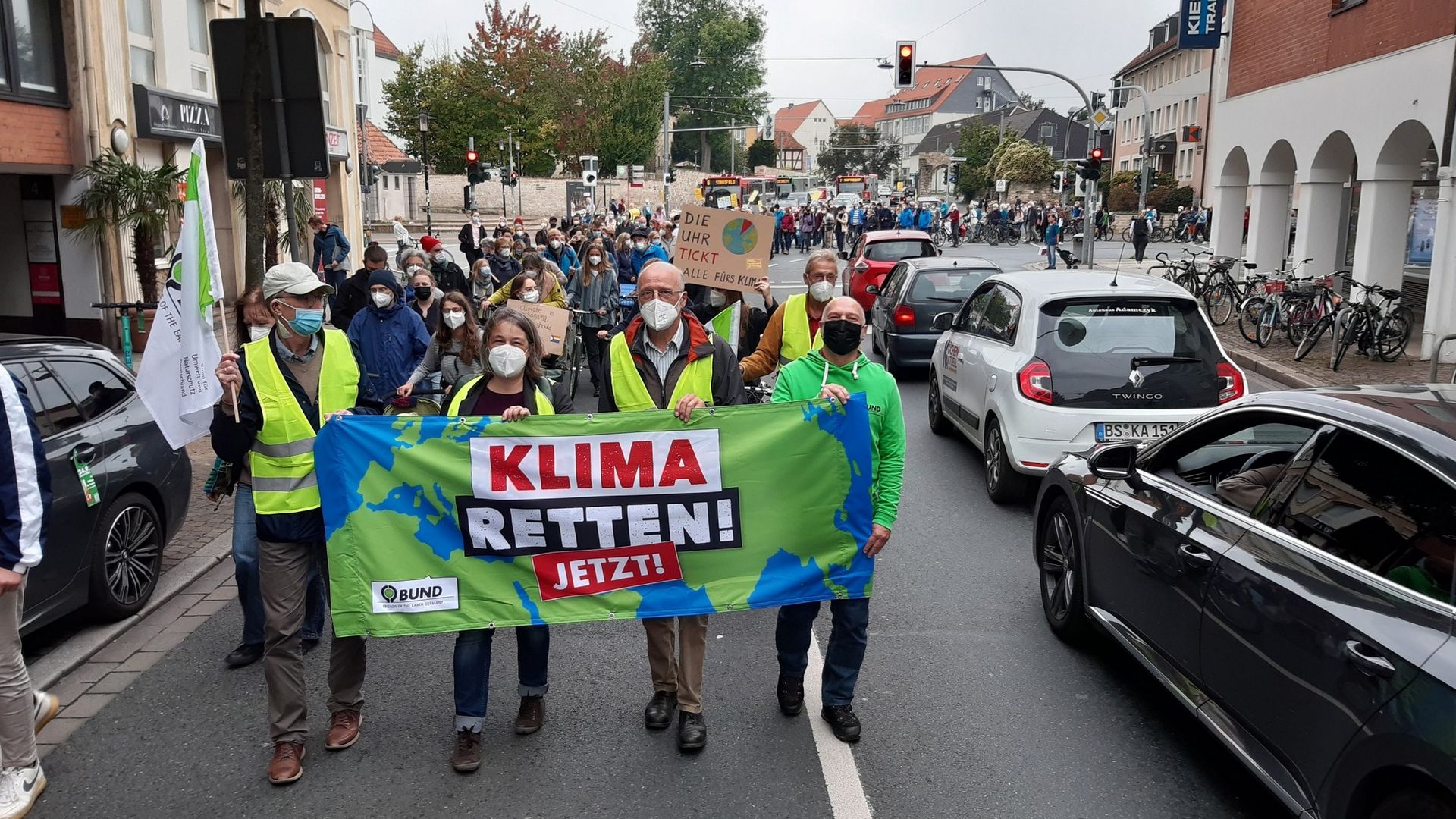 Klimastreik am 24. 9. 2021 mit FFF in Hildesheim