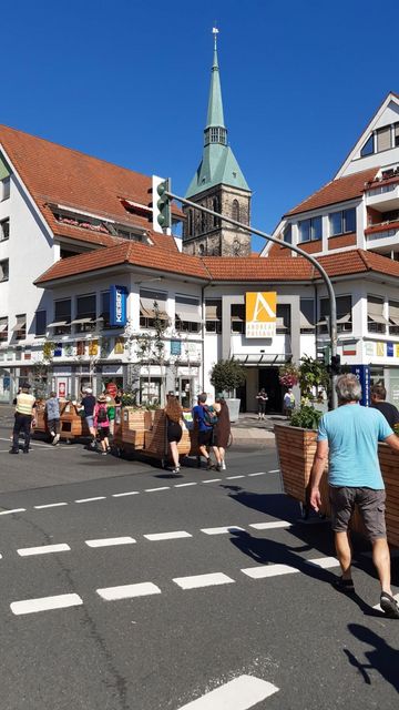 Umzug der Wanderbaumallee am 16.9.2023
